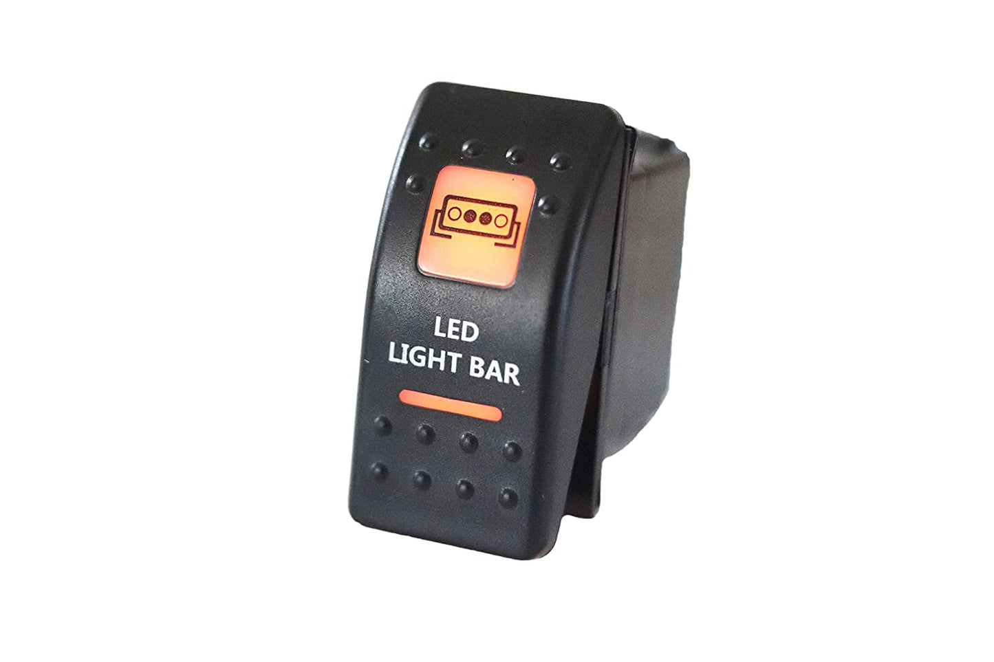LED Light Bar - Amber Rocker Switch