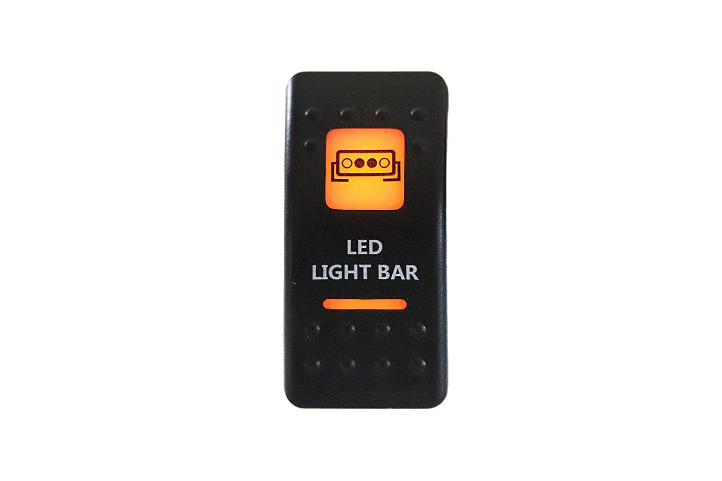 LED Light Bar - Amber Rocker Switch