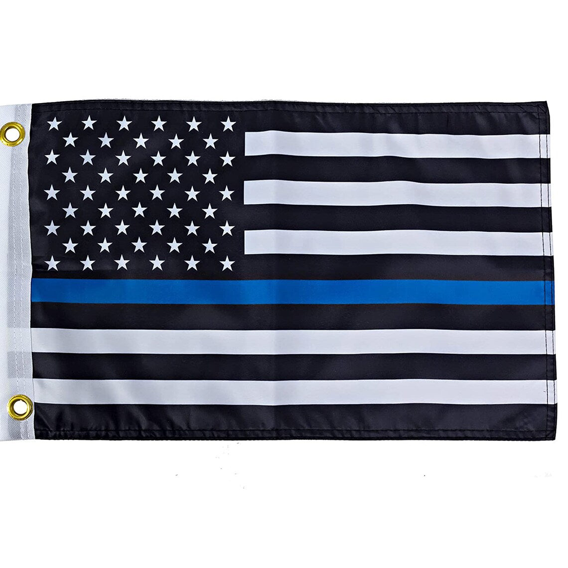 Thin Blue Line Flag - 12x18 Inches