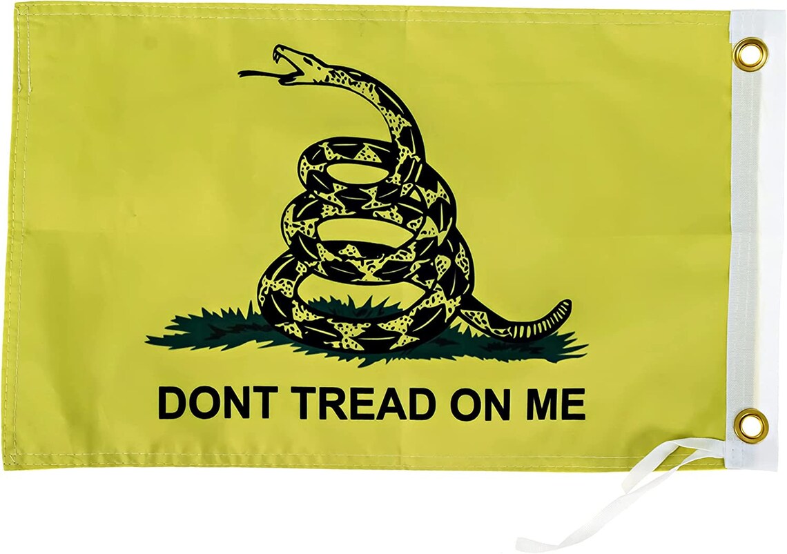 Don't Tread On Me Flag - 12x18 Inches