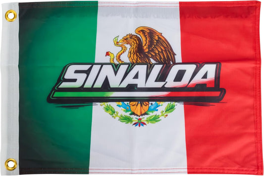 Sinaloa Mexico Flag - 12x18 Inches