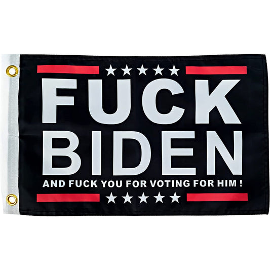 Fuck Biden Flag - 12x18 Inches