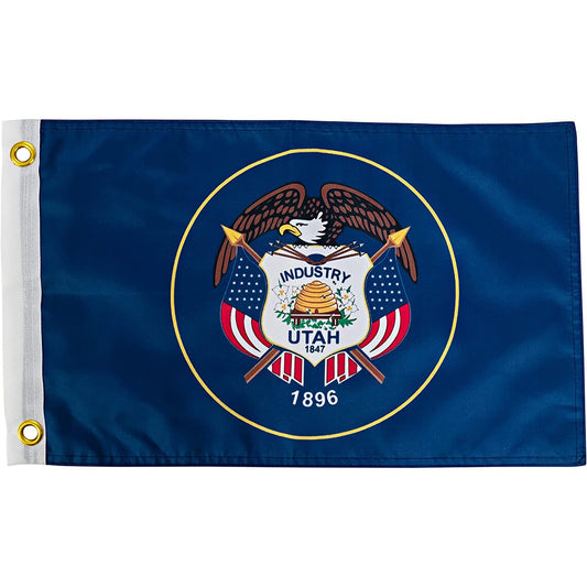 Utah State Flag - 12x18 Inches