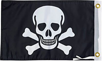 Skull Flag - 12x18 Inches